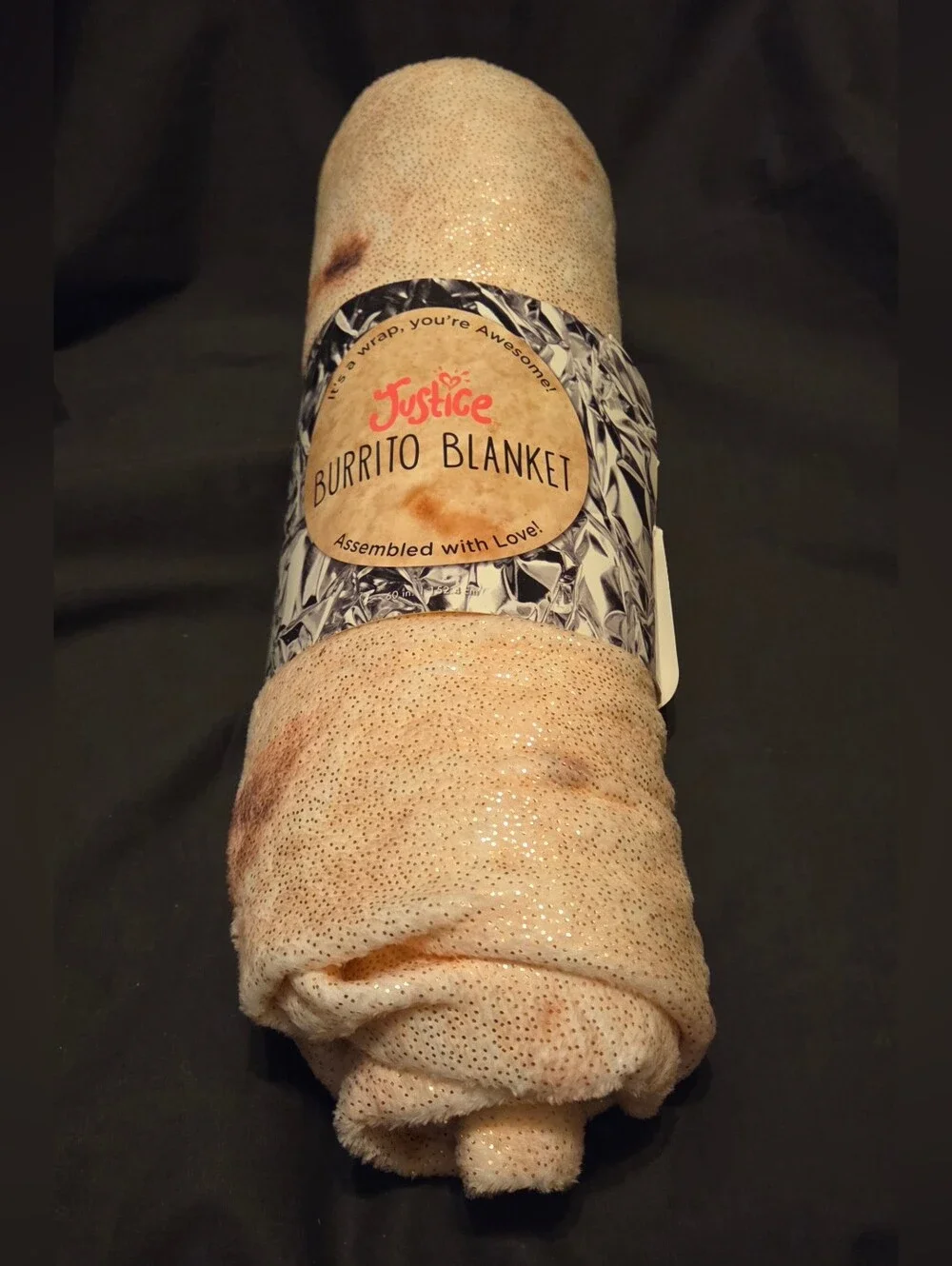 Justice Burrito Blanket New with tags